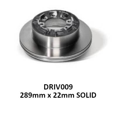Firstlink Iveco Daily Rear Brake Discs & Pads Kit 289mm - MK1 MK3 MK4 MK6 35C-55C